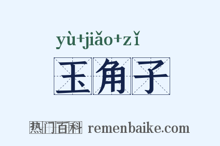 玉角子是什么意思的图片